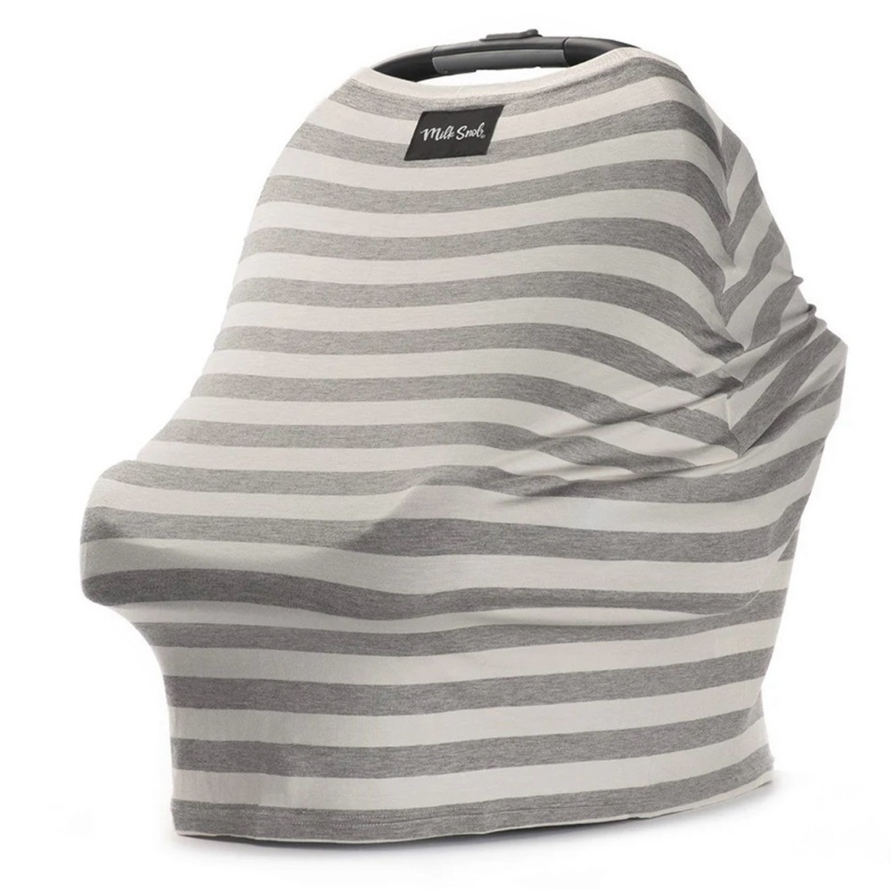 Milk Snob Original Cream & Gray Stripe 5-in-1 Cover